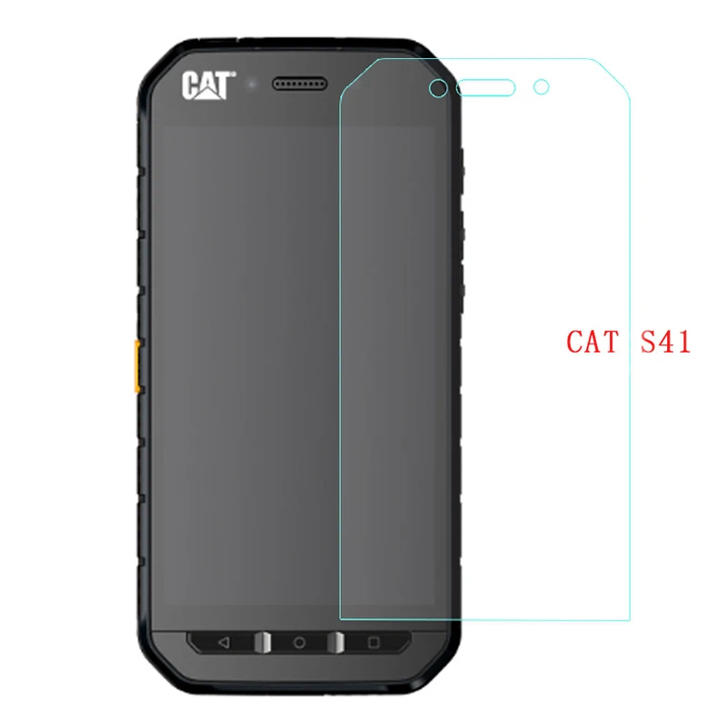 0,3 мм 9H закаленное стекло для Cat S41 Защитная пленка для экрана, передний чехол, крышка для гусеницы Cat S41+ набор для очистки> <
