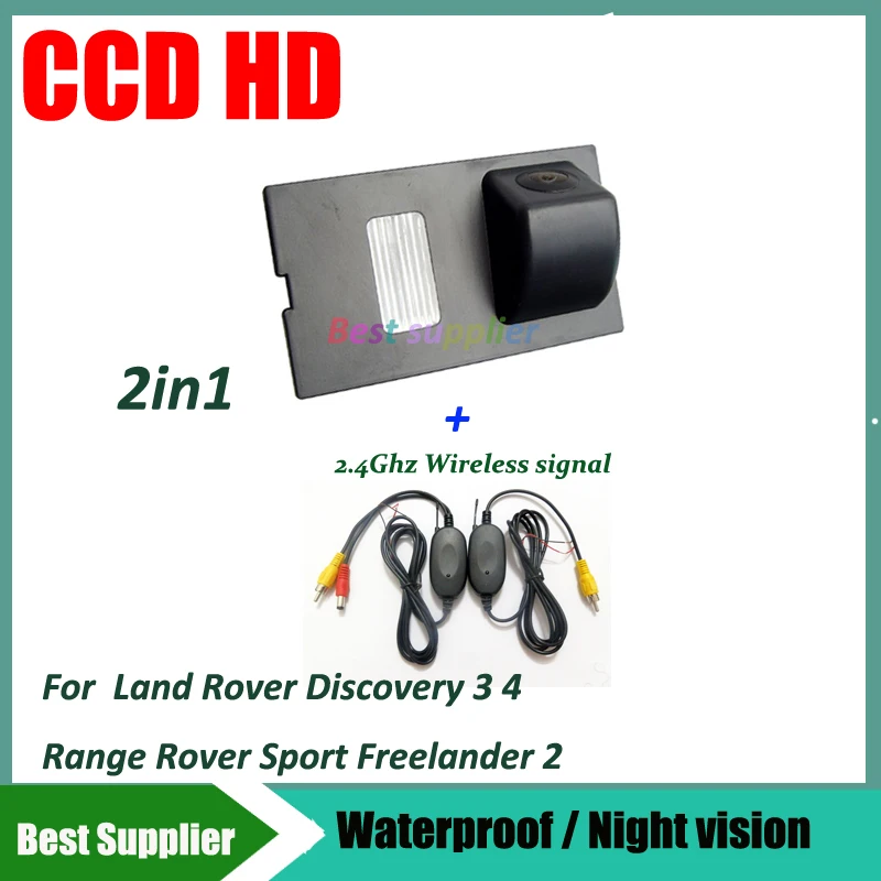 

2.4G wireless signal CCD HD Car backup parking rear view camera for Land Rover Discovery 3 4 Range Rover Sport Freelander 2