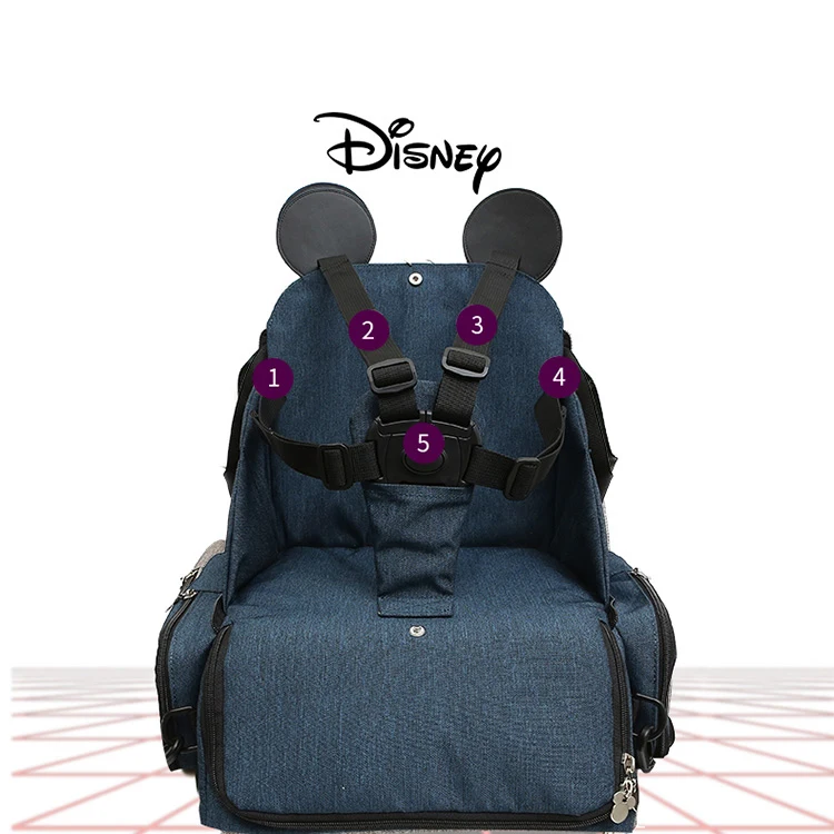 Disney Dining Chair Bag Multifunctional Diaper Bag 2018 New Stlye Waterproof Mother Handbag Nappy Backpack  Travel Mummy Bags