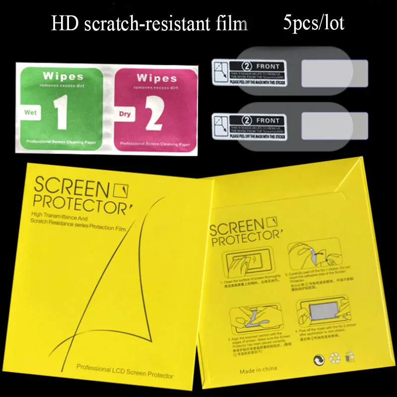 BOORUI 5 шт./лот mi band 4 защитная пленка для экрана против царапин TPU мягкие чехлы для Xiao mi NFC mi Band 4 smartband - Цвет: HD films 5 pcs