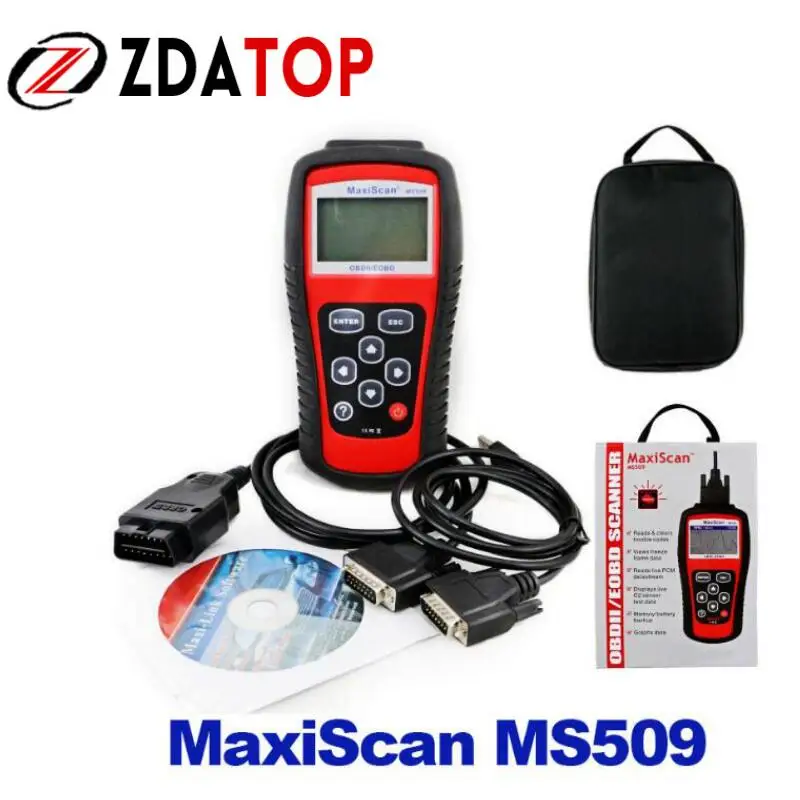 Цена за Zolizda MaxiScan MS509 по Заводской Цене OBDII/EOBD CAN сканер инструмент MS509 Авто Code Reader работать для нас и азиатских и Европейский автомобиль Бесплатная доставка Цена за Zolizda MaxiScan MS509 по Заводской Цене OBDII/EOBD CAN сканер инструмент MS509 Авто Code Reader работать для нас и азиатских и Европейский автомобиль Бесплатная доставка