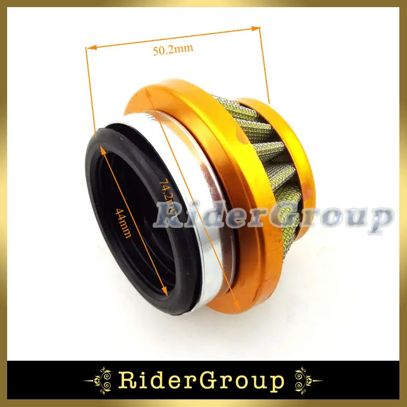 Мини карбюратор Vstack золотой Карбюратор с воздушным фильтром для скутера 23cc 33cc 43cc