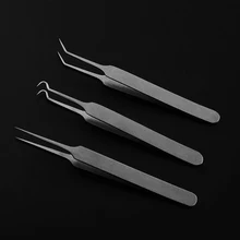 3 шт. игольчатый Пинцет для прыщей угрей прыщи удаление острый изгиб Gib экстрактор инструменты для макияжа лица Comestic аксессуары