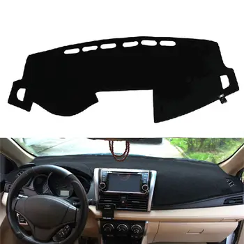 

Inner Dashboard Cover Dashmat Sun Shade Dash Board Mat Pad Carpet Fit For Toyota Yaris 2014-2017 Sedan Vios XP150 Car Styling