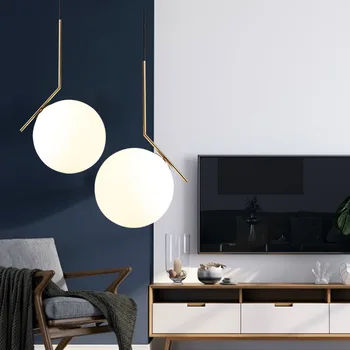 

Simple ideas Glass pendant lamp lights chandelier lighting led hanglamp loft decor lamps light fixtures nordic design bedroom