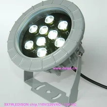 Хорошее качество высокой мощности 9 Вт светодиодный прожектор для улицы, светодиодный уличный свет, 110V-250VAC, DS-06-20-9W, чип edison, гарантия 2 года