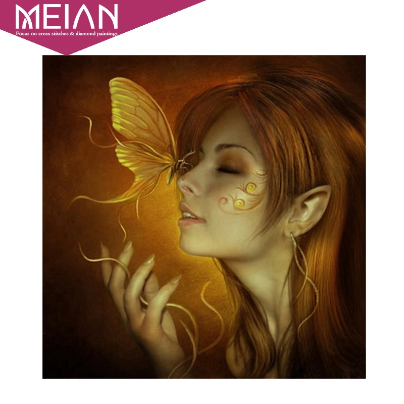 

Meian Full,Diamond Embroidery,Women,Butterfly,5D,Diamond Painting,Cross Stitch,3D,Diamond Mosaic,Needlework,Crafts,Christmas