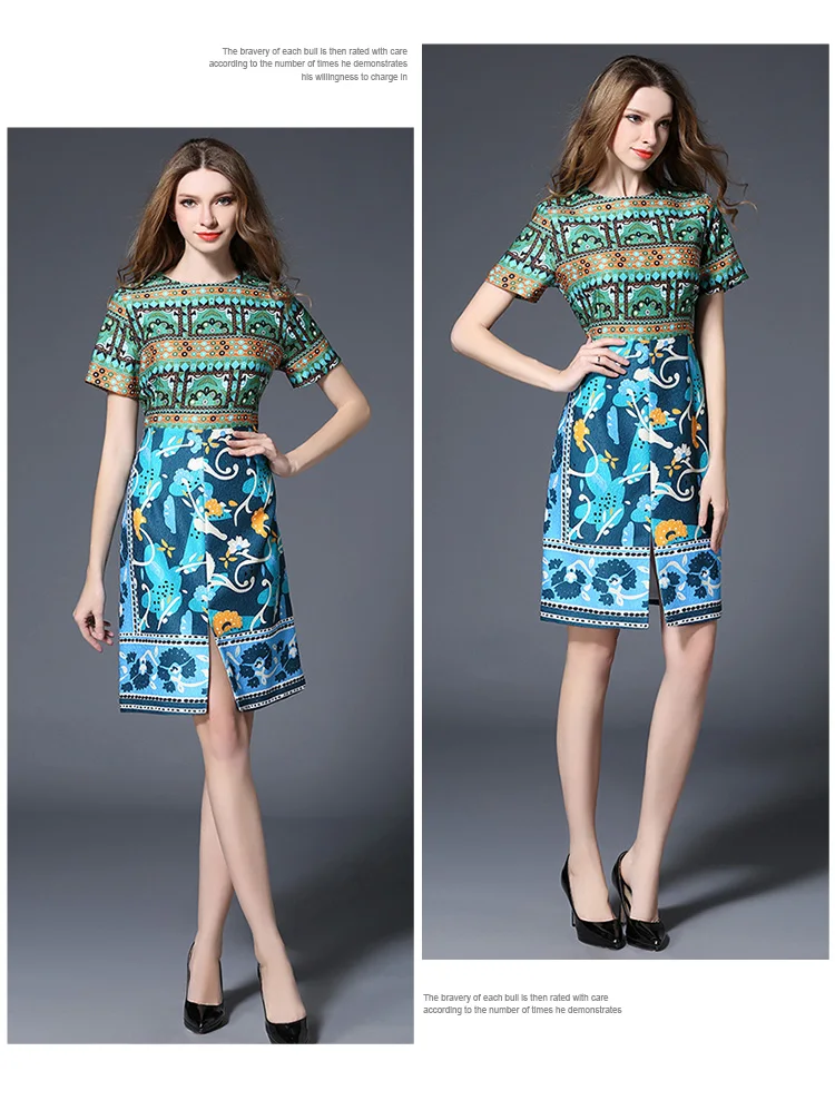 Женское жаккардовое платье с коротким рукавом элегантное облегающее вечернее