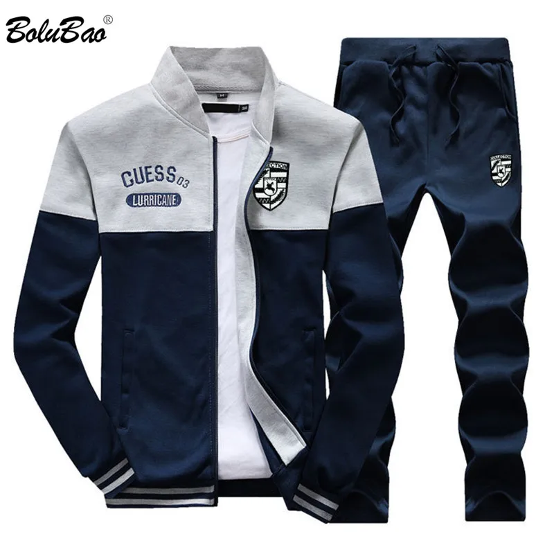 

BOLUBAO Men Sportswear Sets New Autumn Suit Clothes Fashion Printed Tracksuits Male Sweatshirts & Coats Men TrackSuits