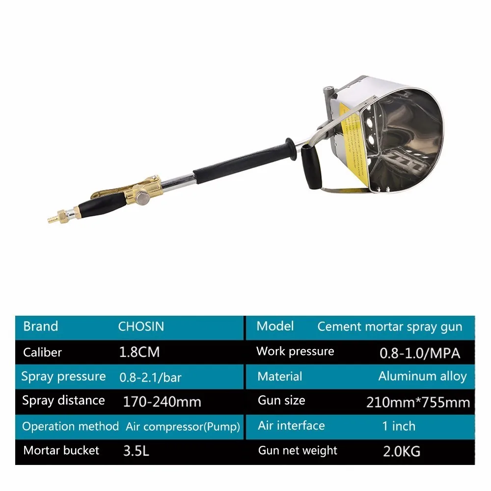 Распылитель цемента, распылитель раствора, штукатурка, бункер, пистолет, распылитель, бункер, ведро, гипсовый пистолет