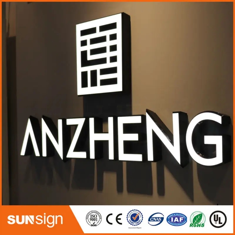 

Custom massage led sign Waterproof store front sign