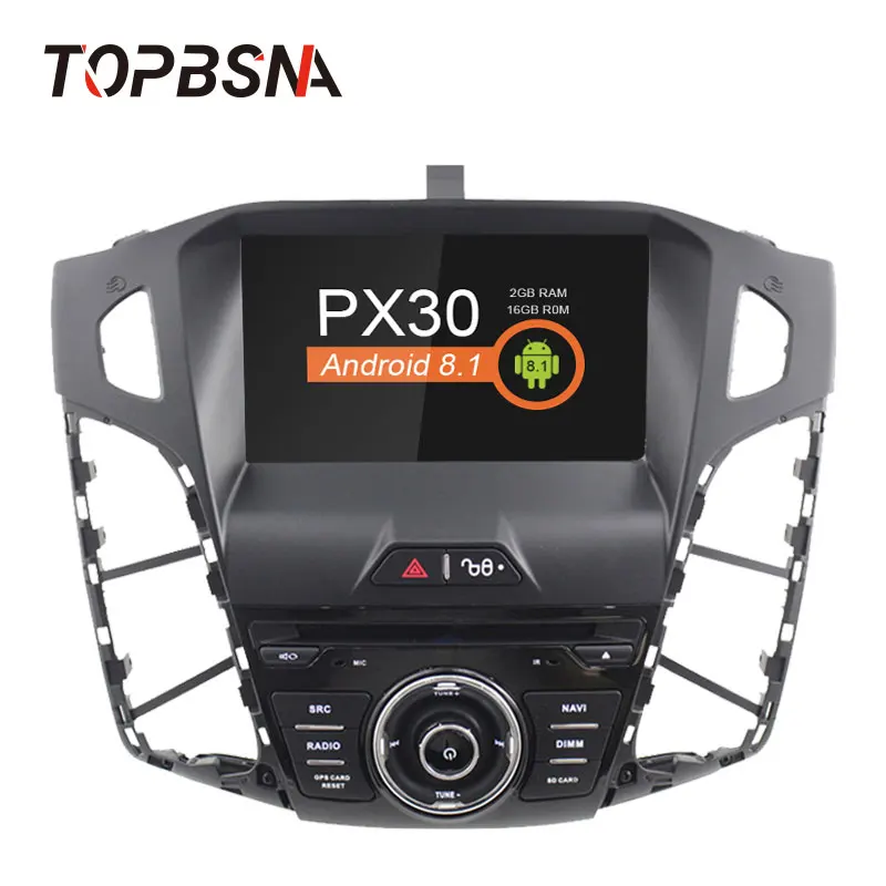 

TOPBSNA Android 8.1 Car DVD Player For FORD FOCUS 2012 Car GPS Radio Stereo Multimedia headunit WIFI Steering Wheel Control TMPS