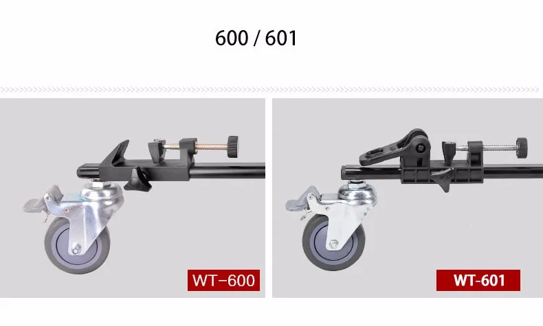 Ножка штатива WF-601 профессиональная ножка штатива Штатив для фотоаппарата держатель Поддержка для DSLR камеры Портативный штатив для путешествий ножка