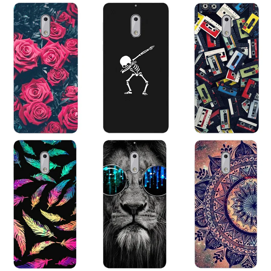 

For Nokla 2 3 5 6 7 case Silicone Cute Unicorn Pattern back Cover for Nokia 7 plus X6 Phone case