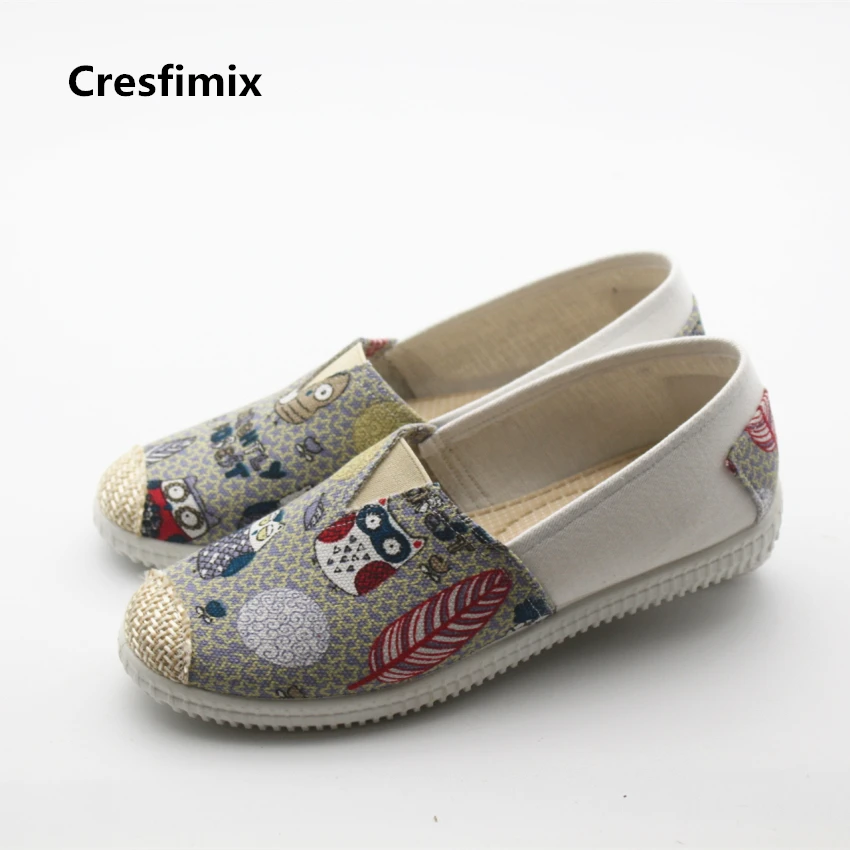Cresfimix/Женская Модная стильная Уличная обувь серого цвета Удобная женская на