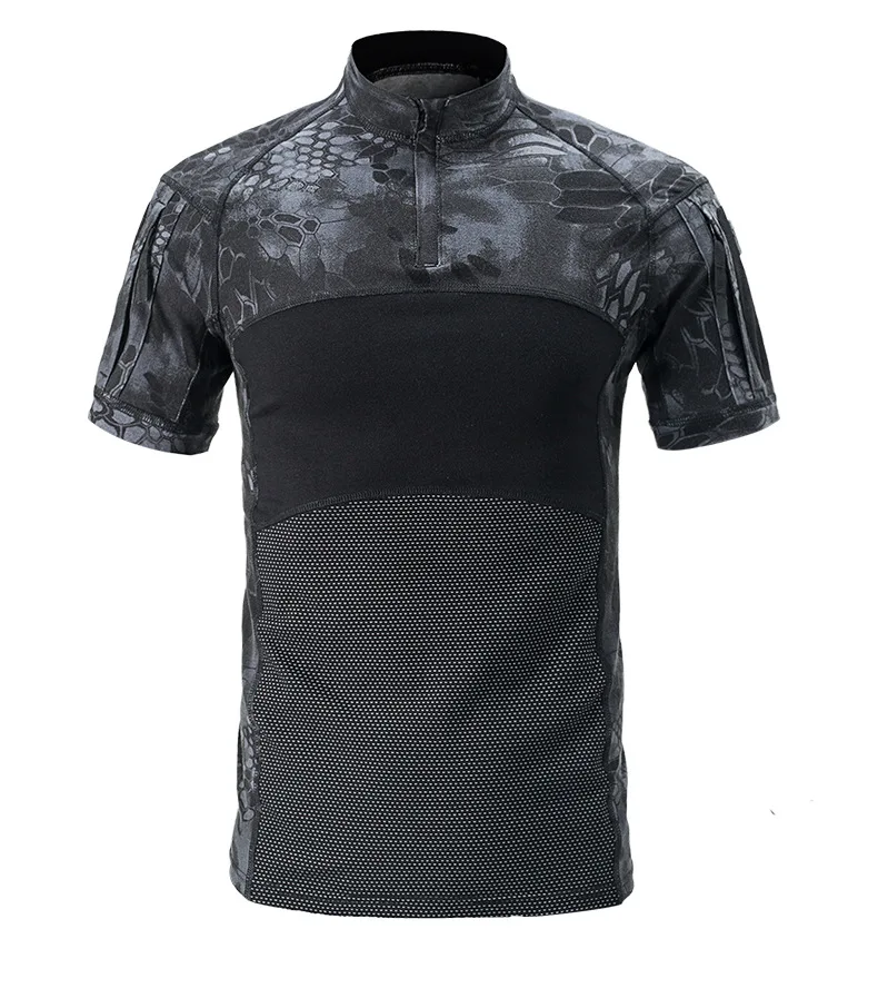 Тактический в стиле армии США Военная униформа для страйкбола Военная Маскировочная-традиционно рубашки быстрое нападение футболка с