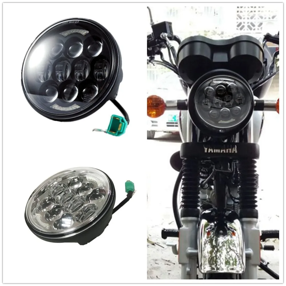 

80W White DRL Daymaker 5.75" LED Headlight for Harley Sportster, Dyna, Indian Scout, Harley Motorcycles