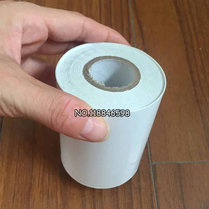 

White Color Foil Plain Transparent Foil Hot Stamping On Paper or Plastic 8cm x 120m/Lot DIY Package Box