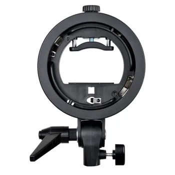 

Godox S-Type Bracket Elinchrom S Mount Holder Fit Speedlite Flash Snoot Softbox