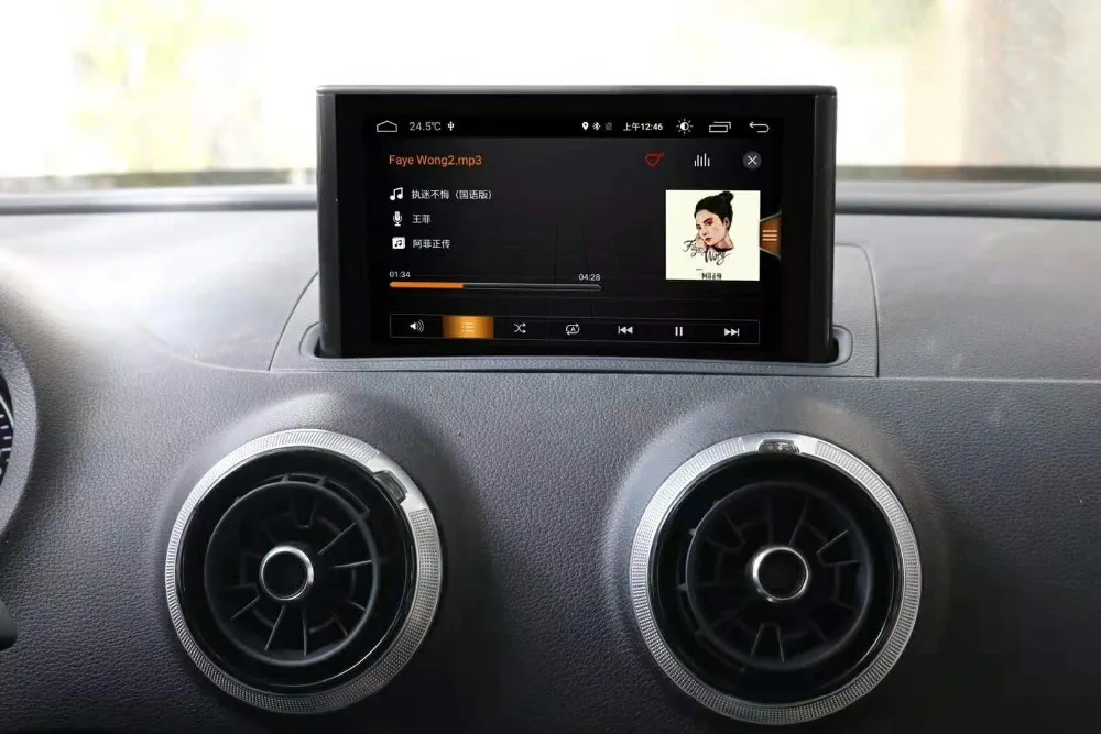 Excellent Premium Audio Device Car Stereo navigation For 2014-2017 AUDI A3  7" HU GPS radio 8core android 8.0 multimedia bluetooth player 2