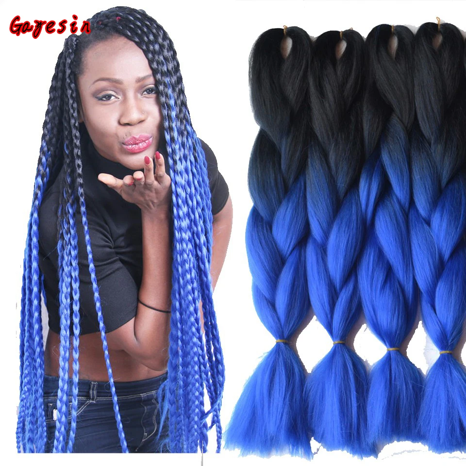 24"/60CM wholesale Fashion Ombre Jumbo Braid Hair Extension African