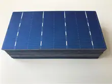 MSL Solar Cell Polycrystalline 156mm*78mm Photovoltaic PV cells 0.5V 2.1W for DIY Solar panel Solar charger. 70pcs/Lot