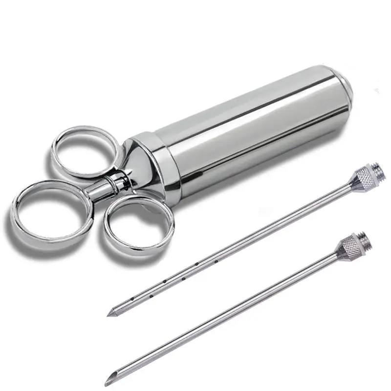 Meat Injector Marinade Kit Stainless Steel Flavor Injector Syringe with
