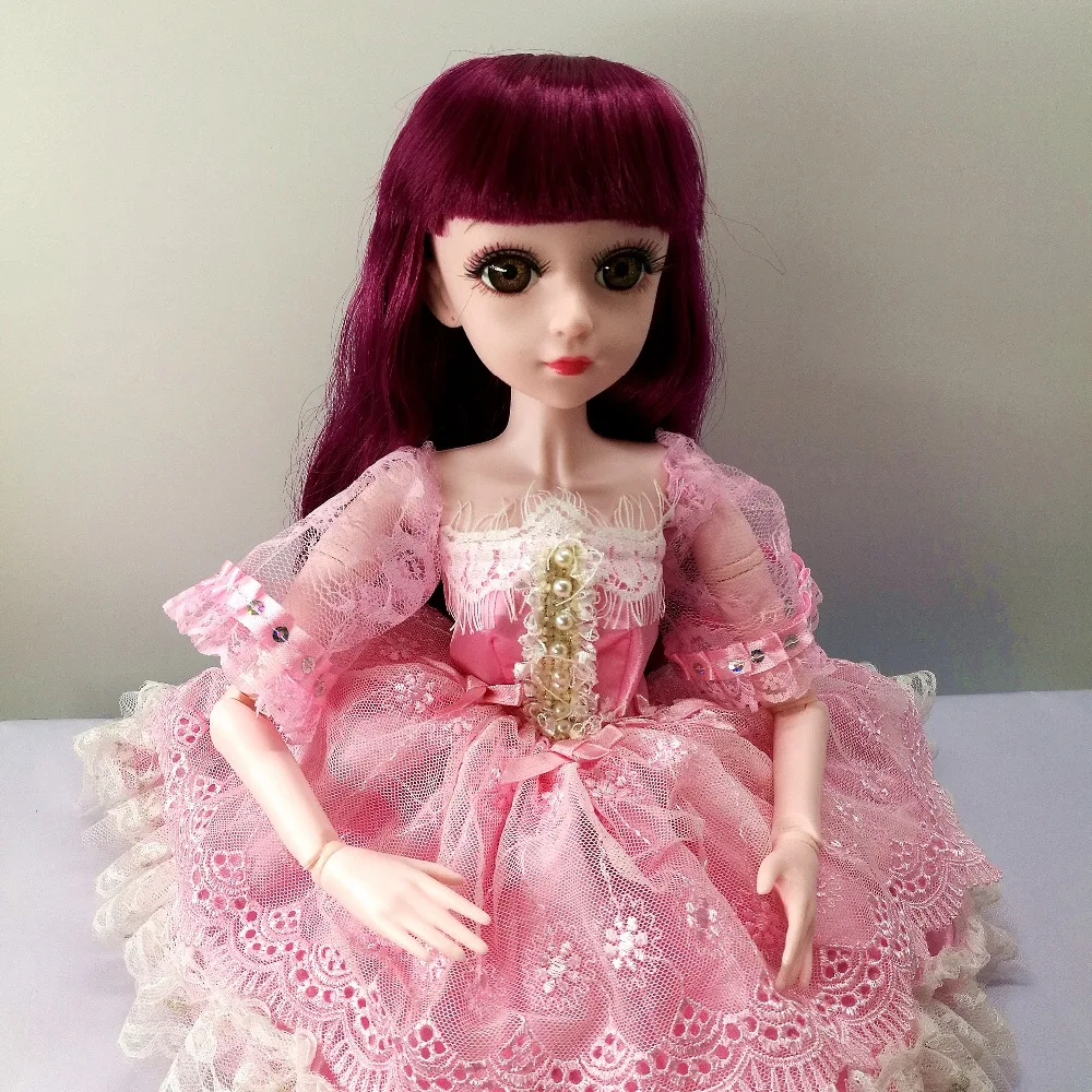 BJD кукла 1/3 60 см кукла с BJD одежда парики обувь макияж девушка подарок игрушки ручной работы силиконовая кукла реборн модная игрушка для детей