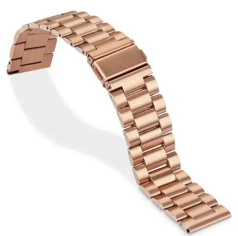 Металлический ремешок для часов из нержавеющей стали для часов Quick Release для huawei Watch GT honor Watch Magic Band Wrist Strap huawei watch2/3 - Цвет: Type 1 rose gold