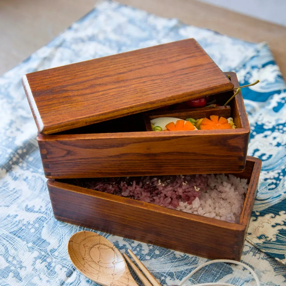 wood lunch boxes