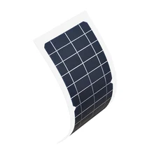 Flexible 5V 6V 10W Solar Panel Car Battery Charger Car Automobile Motorcycle Boat Panel Solar Cell DC Alligator Clips Connector