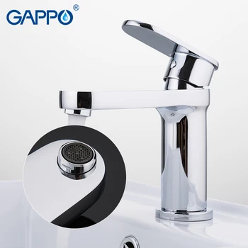 

GAPPO basin Faucet water taps griferia sink tap bathroom basin mixer chrome deck mounted tap waterfall brass basin faucet