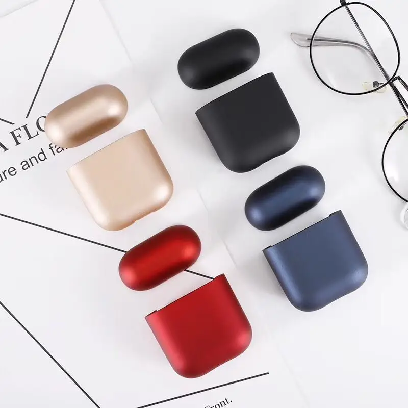 Чехол для Apple Airpods Раздельный Жесткий ПК защитный чехол беспроводной Bluetooth