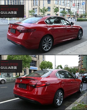 

Fit for Alfa Romeo giulia carbon fiber rear spoiler rear wing