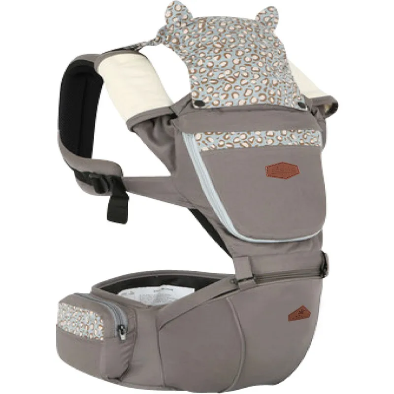 1 шт. эргономичный Baby Carrier анти-шок рюкзак хип сиденье для малышей съемная ребенка слинг стул талии ребенка 5 цветов - Цвет: Серый