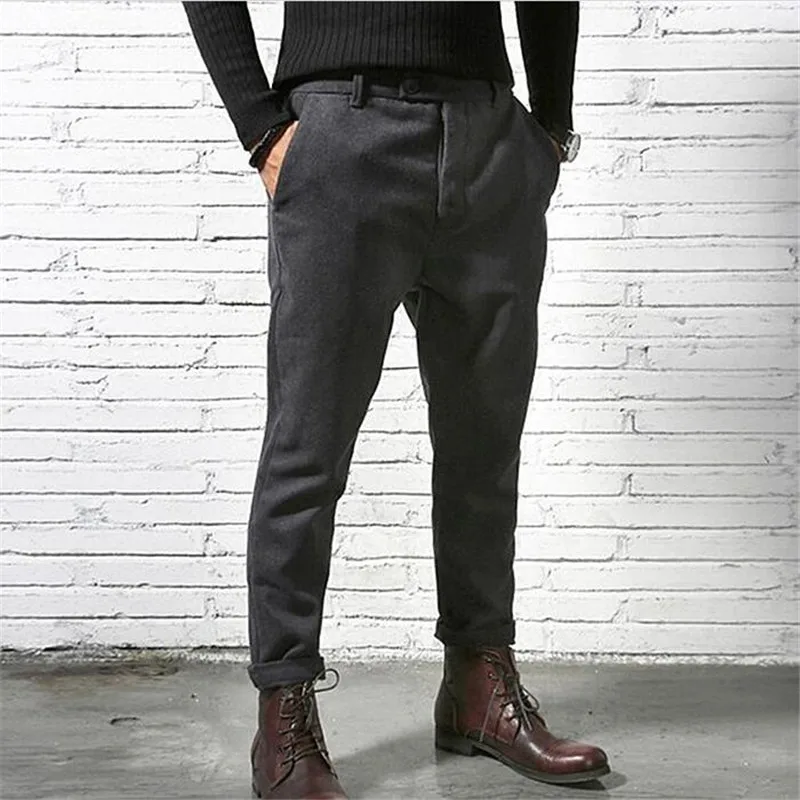 Новое поступление мужские брюки повседневные мужские деловые брюки осенние модные мужские брюки высокого качества A5302