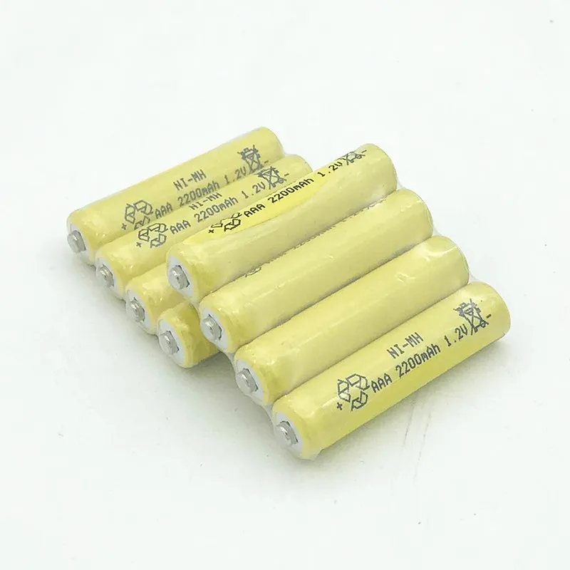 12 шт 2200mAh Ni-MH батареи 1,2 V перезаряжаемые AAA батареи экологически чистые подходят для большинства электронных продуктов