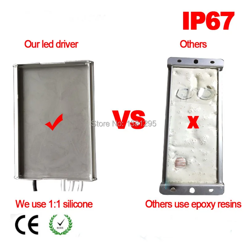 Online Fuente de alimentación de 12 V CC 24V Transformador electrónico 12W 20W 30W 40W 50W 60W 80W controlador de lámpara LED IP67 alimentation 5A 220 12 V tira