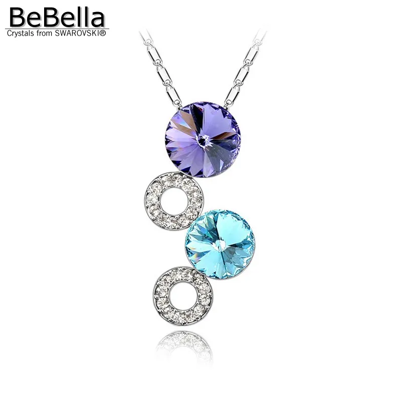 BeBella fantasy bubble кулон ожерелье сделано с кристаллами от Swarovski для женщин модные
