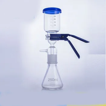 

250ml/500ml sand core filter glass solvent filter device high quality