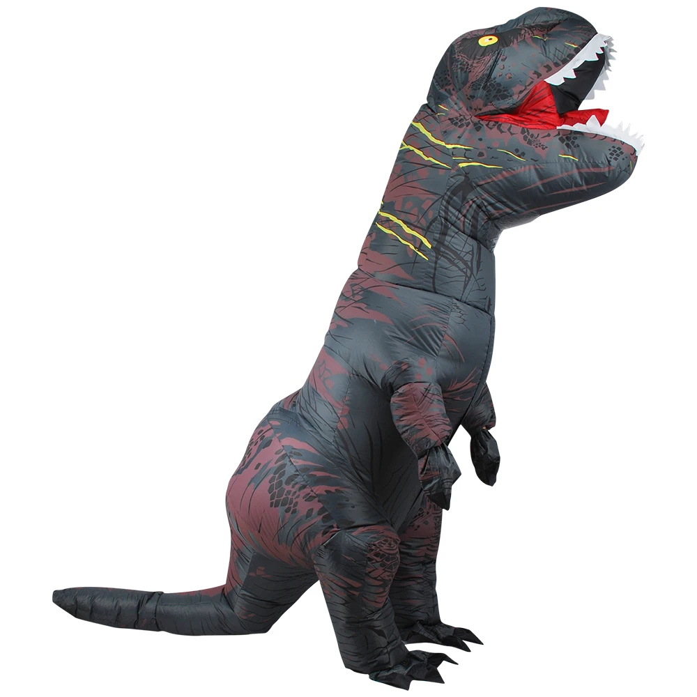 

Inflatable Costume Adult Kids Dinosaur T REX Costumes Blow Up Fancy Dress Mascot Cosplay Costume For Men Women Kids Dino Cartoon