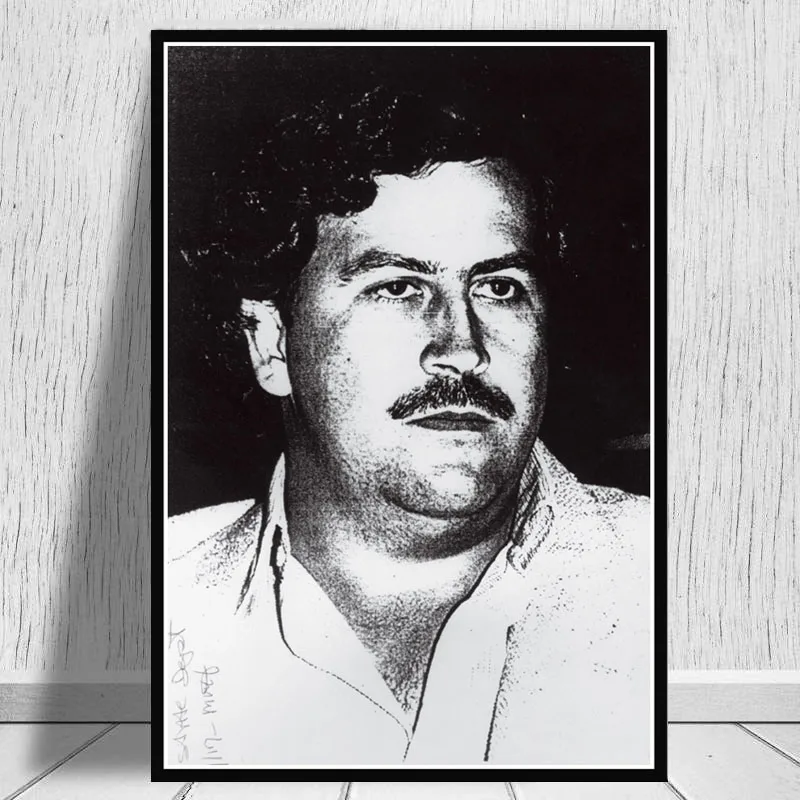 Pablo Escobar персонаж Легенда ретро, ВИНТАЖНЫЙ ПЛАКАТ и принты живопись Настенная живопись холст настенные картины для гостиной домашний декор