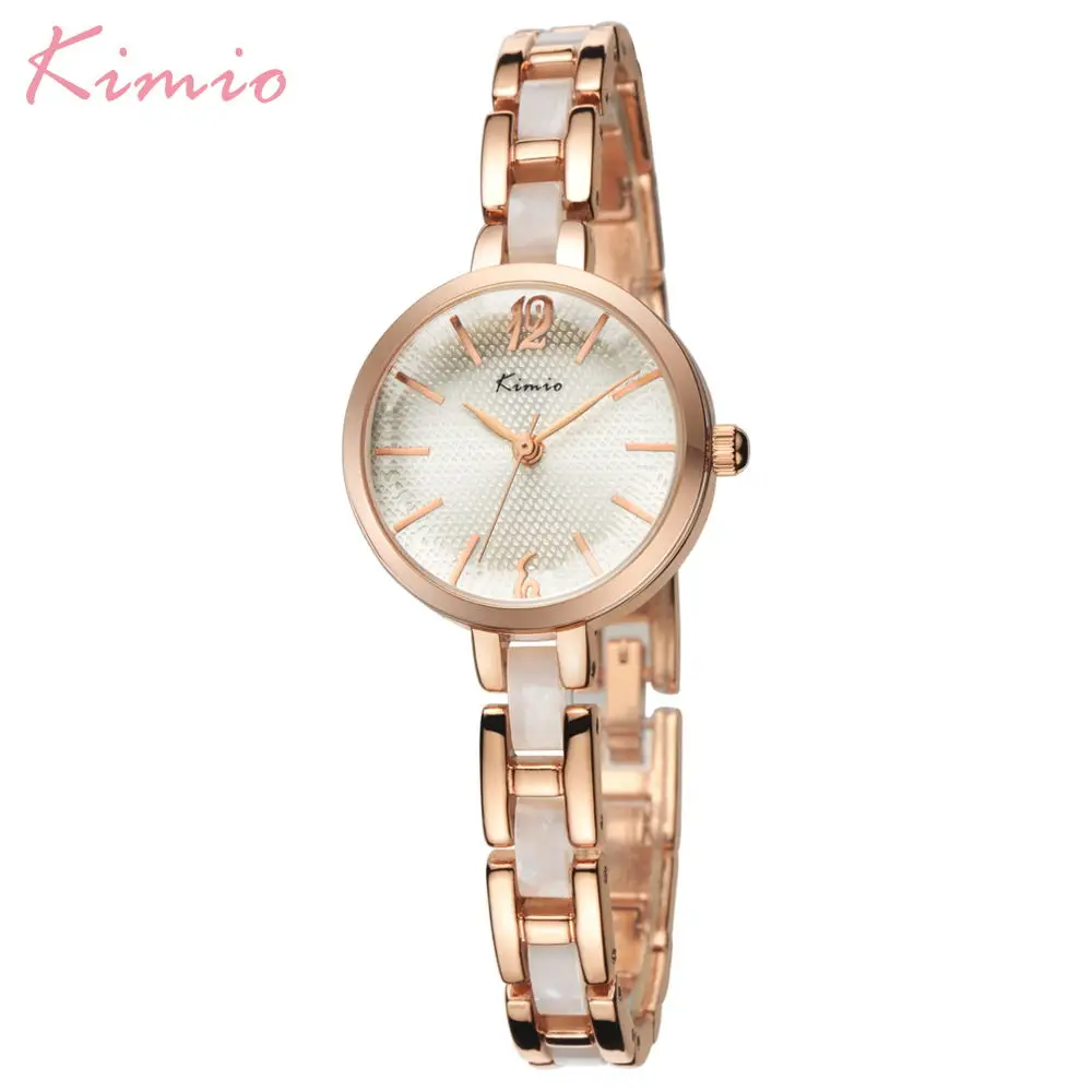 

Kimio Fashion Dress Women Watches Quartz Wristwatches Female Resin Bracelet Strap Ladies Clock Montre Homme Relogio Feminino Box