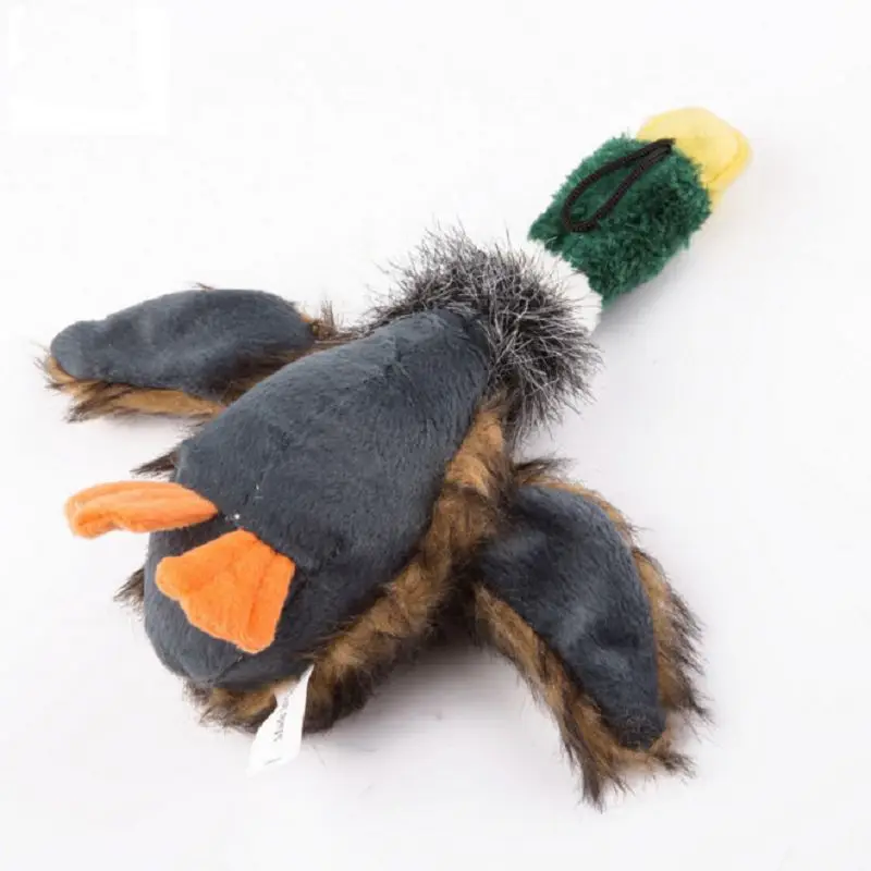 2017 Classic Dog Toys Stuffed Squeaking Duck Dog Toy Plush Puppy