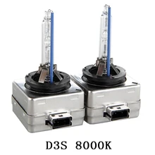 2 x D3S Подлинная ксеноновая лампа PK32d-5 35 Вт 8000 K ультра платина+ 50