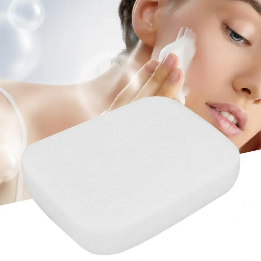 Косметический слоеный микрофибра для мытья микропузырьков Очищение лица Глубокая Очистка губка для лица средство для снятия макияжа косметический спонж