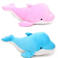 Одна часть 28 см розовый или голубой цвет pelucia дельфины куклы мягкие вещи игрушки мягкая подушка очень kawaii подарок дома украшение автомобиля