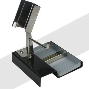 

Electric Soldering Iron Holder Stand Mount Tin Wire Bracket Support Station iron frame Tin wire bracket All metal double seat 01