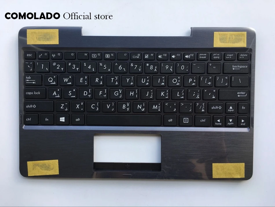 

AR Arabic Keyboard for ASUS T100 T100A T100C T100T T100TA T100TAF T100TAL T100TAM T100TAR with Palmrest Upper cover AR Layout