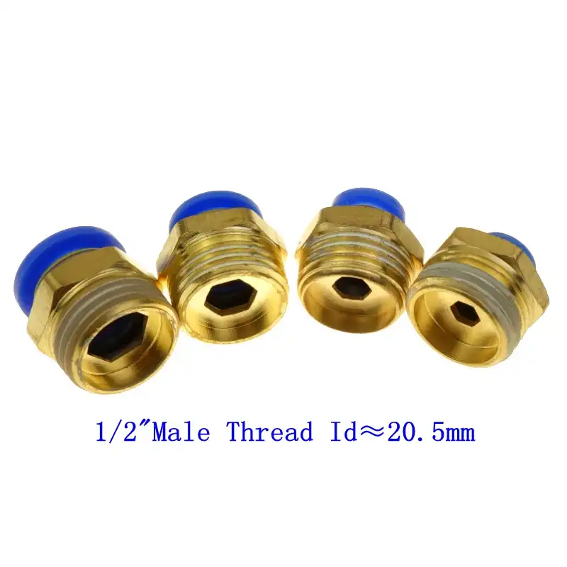 US/_ 6mm Pneumatic control BALL VALVE hose tube inline push fit connector air lin